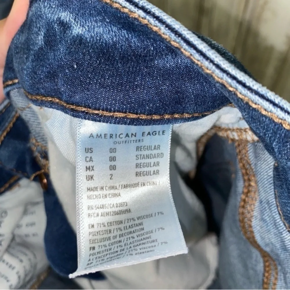 American Eagle High Rise Jegging Crop Ne(x)t Level Stretch Jeans - Picture 8 of 8